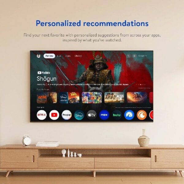 4K Plus Streaming Device, Google TV - Ultra-fast Streaming, Stunning 4K UHD, 16GB Storage, 2GB RAM, Dolby Vision & Atmos, Remote with Voice Control