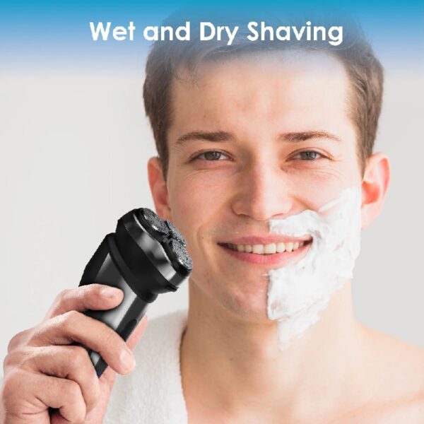 Electric Razor, Electric Shavers for Men, Wet/Dry Shaver LED Display/Travel Lock/Type C/Ipx7