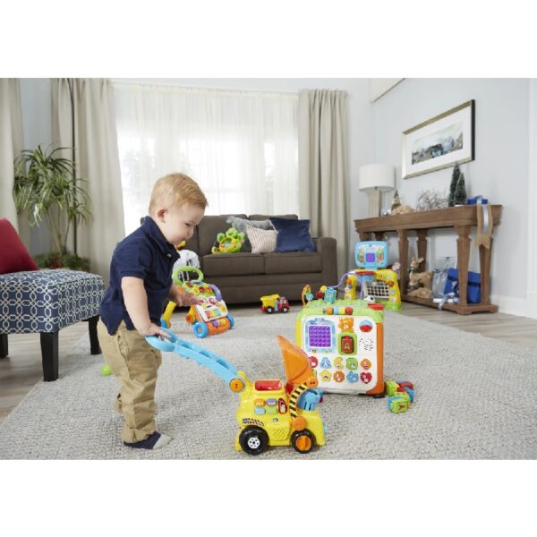 Pop-a-Balls Push & Pop Bulldozer with Accessories, Baby and Toddler Toys