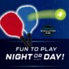 MinnARK Sports LED Pickleball Portable Set,  Light-Up Net, Paddles, and Balls, for Driveway & Backyard, Ages 3+