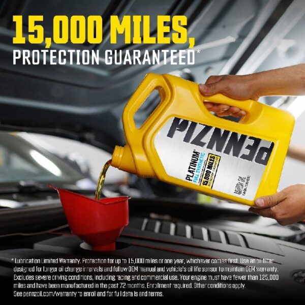 Platinum Full Synthetic 0W-20 Motor Oil, 5 Quart