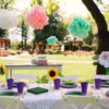 Exquisite 350 Piece Easter Plastic Disposable Party Plates & Dinnerware Combo Set