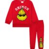 The Grinch Toddler Printed Sweatshirt and Jogger Set, Sizes 2T-5T