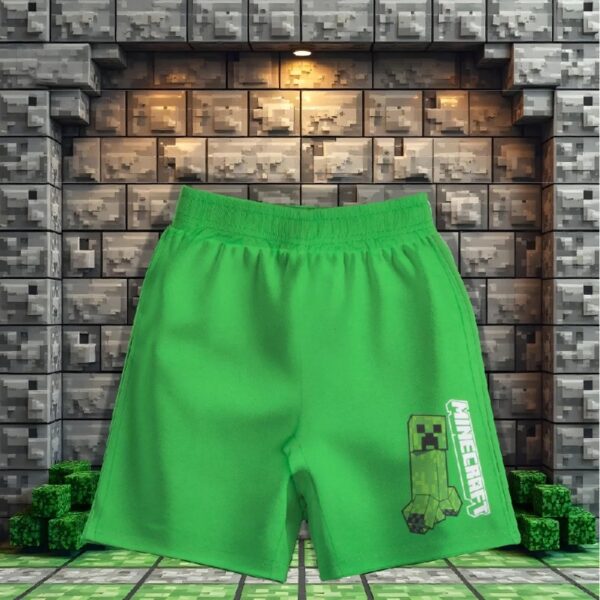 Creeper Boys 3-Piece Set - Short Sleeve Graphic T-Shirt, Shorts & Socks - Complete Summer Outfit for Kids (Sizes 4-16)