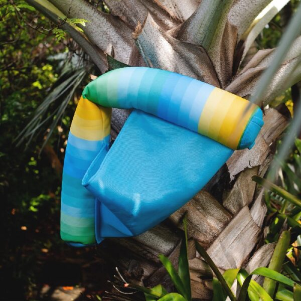 Shaka Sling XL Pool Float, Doubled-Sided Mesh, Quick Draining Fabric, No Inflation Needed, Sweet Shells Berry
