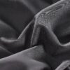 8 PCS Modern Comforter Set with Sheets All Season Bed in a Bag, Black, Queen Size