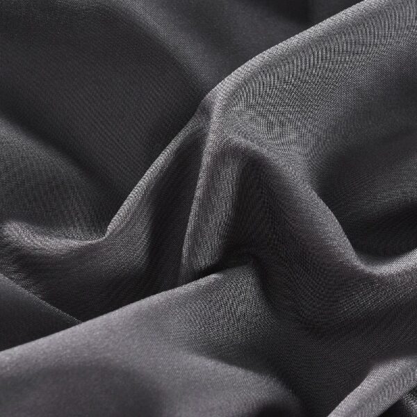 8 PCS Modern Comforter Set with Sheets All Season Bed in a Bag, Black, Queen Size