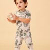 Baby & Toddler Boys 4Pc Short Sleeve Snug Fit Sleepwear, Size 9 Months-5T