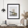 11 x 14 5-in-1 Wood Picture Frames Set-11x14 Matted to 8x10 Wall Frames, Black
