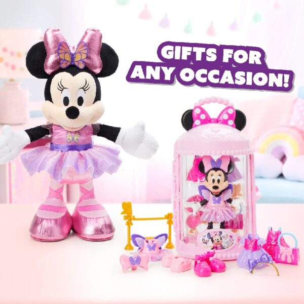 Disney Junior  Sing and Dance Butterfly Ballerina Lights and Sounds Plush, Sings