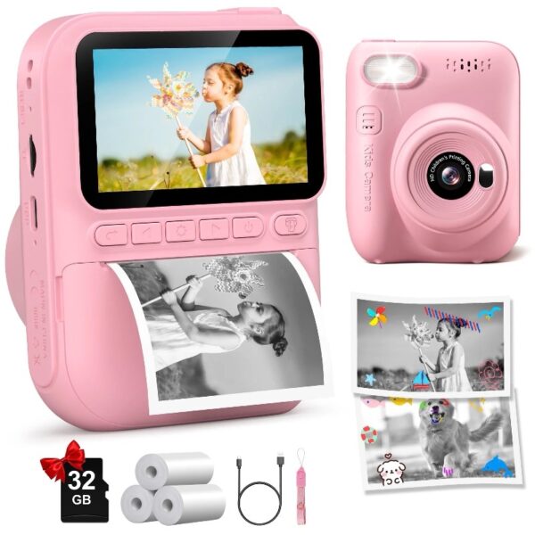 Instant Print Camera for Kids, 3.0
