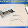 Paper Fasteners, Prong Fasteners, Metal Fasteners, 2 Inch, 2.75