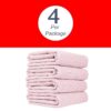 Reusable Washable Underpads - Pack of 4 Large Bed Pads with Waterproof Backing, 34