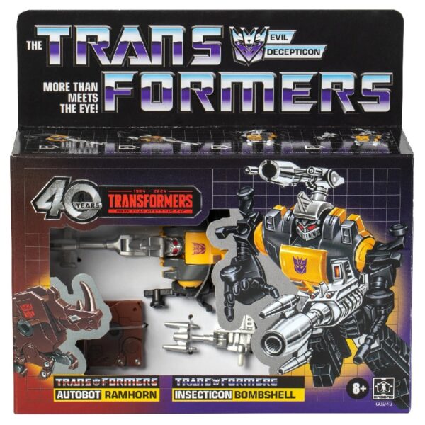 Toys Retro 40th Anniversary G1 Bombshell Toy & Ramhorn Toy 5” Action Figures