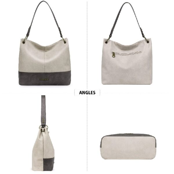 Hobo Bag Purses and Handbags for Women Top Handle Handbags with Zipper