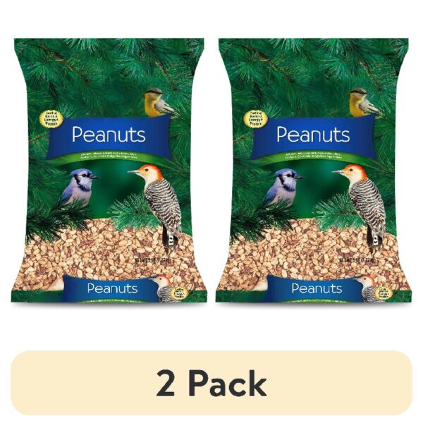 (2 pack) Peanuts Wild Bird Food 5 pounds