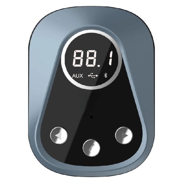 Bluetooth FM Transmitter,with App Control,Compatible with Most Smartphones,5.8x4.3x7.2cm