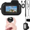 Mini Keychain Camera, 1080p HD Retro Portable Photo Video Camera, Micro Mini DV/Camcorder, Micro Video Camera Camcorder for Indoor Outdoor (32G)