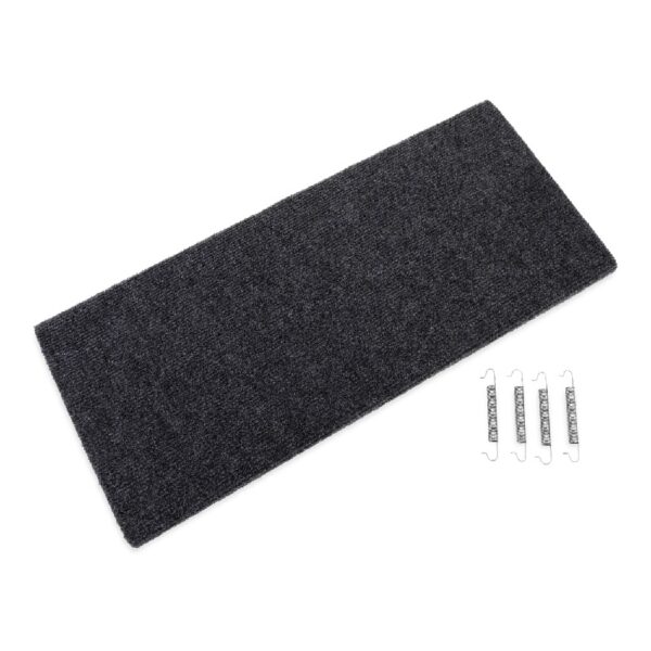 XL Wrap Around RV Step Rug - 23-inch Wide Steps - Gray (42935)