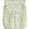 Brand Baby Girl Ruffle Sleeve Rompers, 3-Pack, Sizes, 0/3 Months - 24 Months
