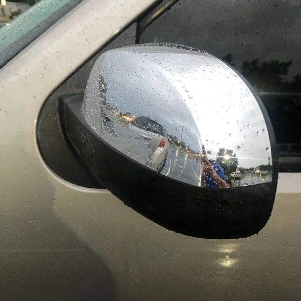 Pair Chrome Side View Upper Mirror Top Half Caps Fit for 2007-2014 Chevy Silverado GMC Sierra Avalanche Tahoe Suburban Left & Right