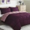 Light Weight Down Alternative Comforter Set, Queen, Green, Reversible