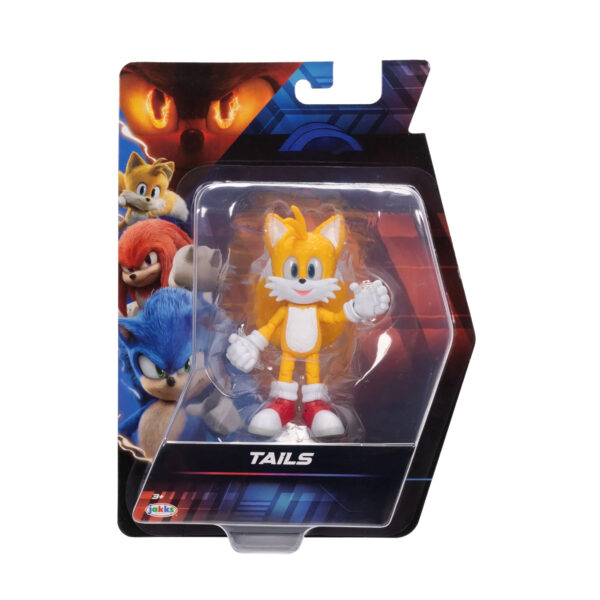 The Hedgehog 3 Movie 5 inch Tails Action Figure 20 Points of Articulation