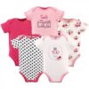 Short Sleeve Bodysuits, 5-Pack, Newborn- 24 Months