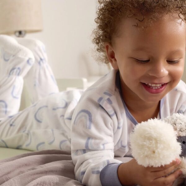 Baby and Toddler Neutral Microfleece Blanket Sleeper Pajamas, 3-Pack, Sizes 0/3M-5T