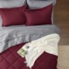 Light Purple Queen Comforter Set - 7 Pieces Reversible Queen Bed in a Bag, Queen Bed Set Light Purple and Grey with Comforters, Sheets, Pillowcases & Shams