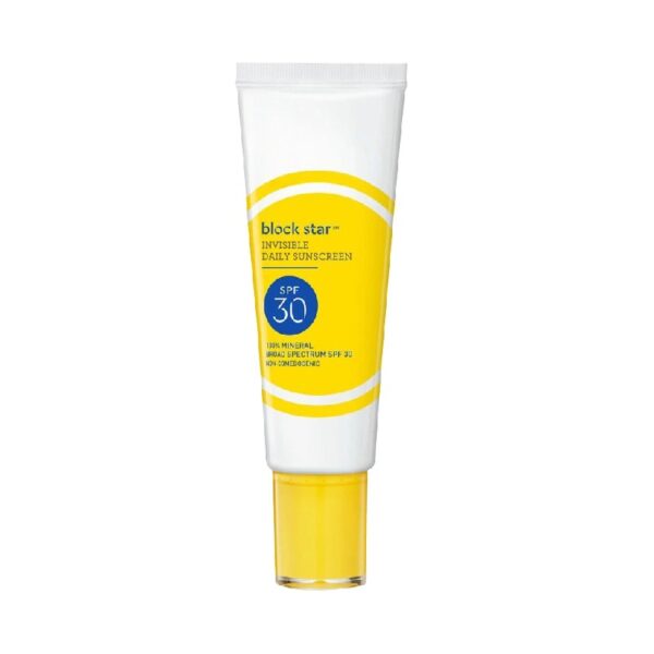 Block Star Sheer Tinted Broad Spectrum SPF 30 Daily Mineral Sunscreen For All Skin Types, 1.4 fl oz