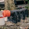 Sidewinder Camper RV Sewer Hose Support - Plastic, Multicolor, 15-Foot (43041)