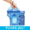 Storytime Stackers Princess Elsa's Ice Palace, Doll House Playset with Small Doll