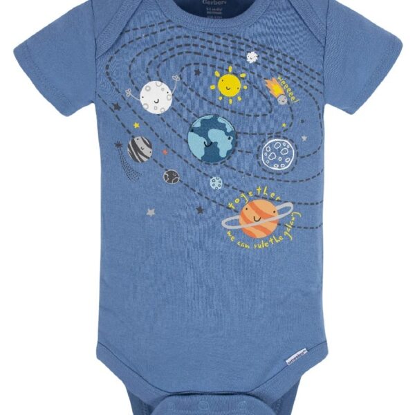 Baby Boy Short Sleeves Onesies Bodysuits, 8-Pack, Sizes Newborn-12M