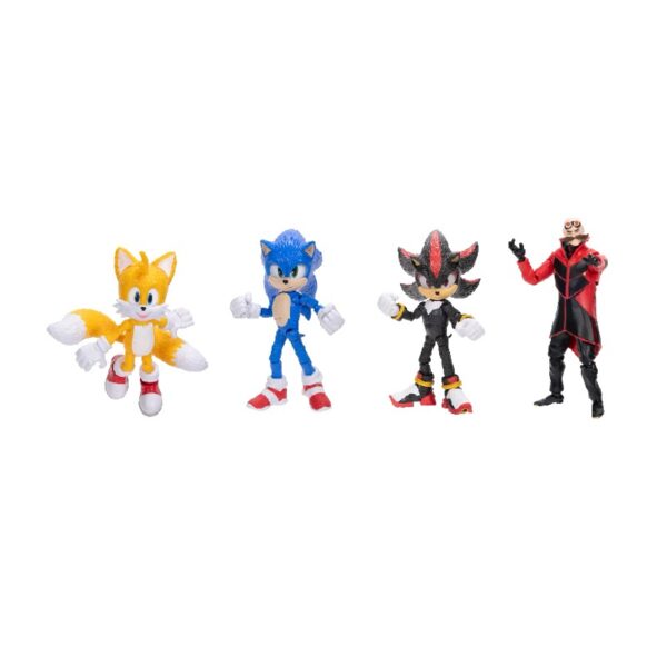 The Hedgehog 3 Movie 5 inch Tails Action Figure 20 Points of Articulation