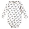 Cotton Long-Sleeve Bodysuits, 5-Pack, Newborn- 24 Months