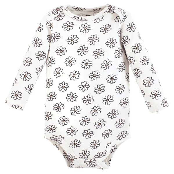 Cotton Long-Sleeve Bodysuits, 5-Pack, Newborn- 24 Months