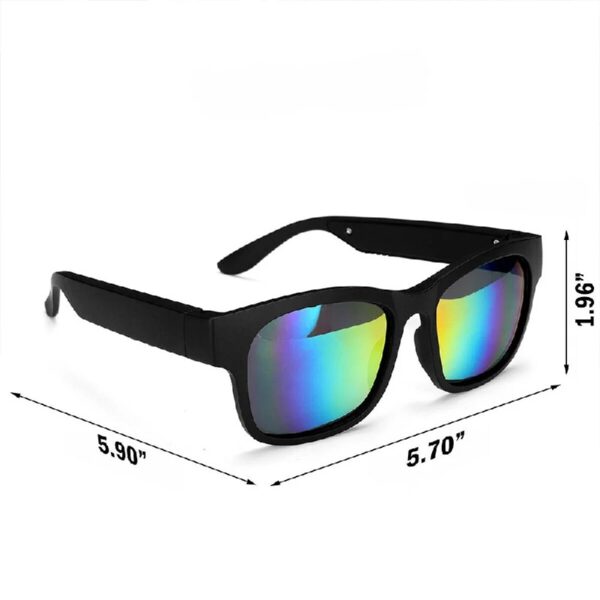 Unisex Smart Sunglasses with Bluetooth, Black