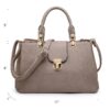 Women Satchel Handbags Top Handle Purse Medium Tote Bag Vegan Leather Shoulder Bag