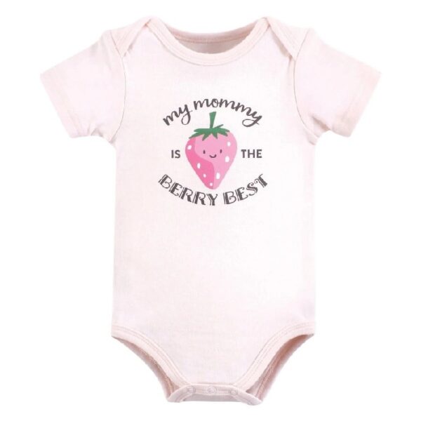 Short Sleeve Bodysuits, 5-Pack, Newborn- 24 Months