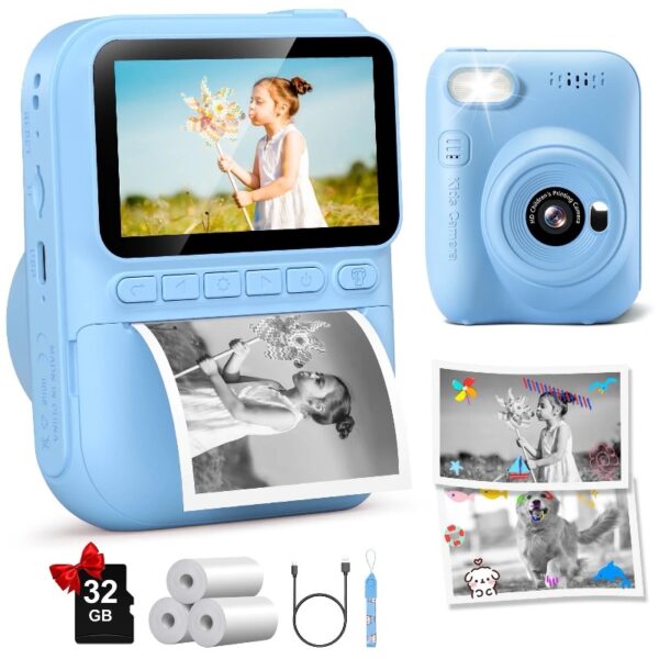 Instant Print Camera for Kids, 3.0