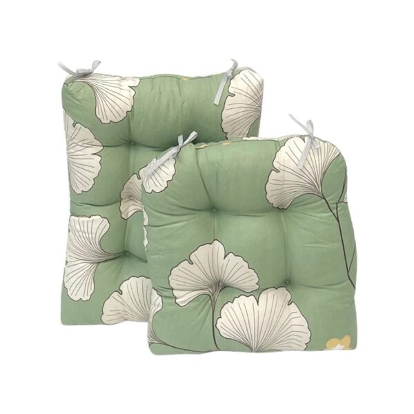 Outdoor Patio Cushion, Rocking Chair Cushion Set, Tufted Pads, Set of Upper and Lower with Ties Pack of 2 (2 Sets) - Back 21