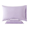 5-Piece Purple Metallic Foil Cheetah Bedding Set for Kids with Storage Bag, Twin