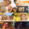 1080P Digital Camera 16X Digital Zoom Compact Point and Shoot Camera Portable Small Camera Starter Camera for Teens Students Boys Girls Seniors(Green)