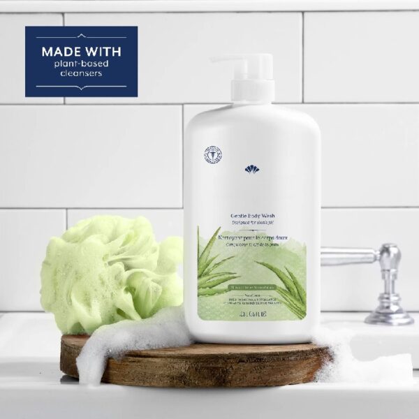 (4 pack) Mild and Gentle Body Wash, Aloe Scent, for All Skin Types, 35 fl oz