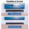 S20L Sound Bars for TV, 3D Surround Sound System TV Sound Bar, 2.1 ch Home Theater Audio with Built-in Subwoofer,50W TV Speakers | HDMI ARC, Bluetooth, Optical, RCA, USB & AUX Wall Mountable