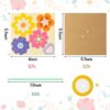 DIY Flower Bouquet Craft Kit Mother's Day Gift Flower Paper Crafts For Kids Make Your Own Flower Bouquet For Mum Crafts Classroom Home Fun Activities
