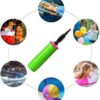 Balloon Pump Hand Two-Way Dual Action inflate 2Pack and Balloon Tying Tool in One, Handheld Air Pump Portable Manual Balloons Inflators for Party with Extra Accessories (Green)