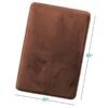 Nestl Set of 3 Absorbent Memory Foam Bath Mat Bathroom Rugs, Gray, Large 20