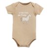 Short Sleeve Bodysuits, 5-Pack, Newborn- 24 Months